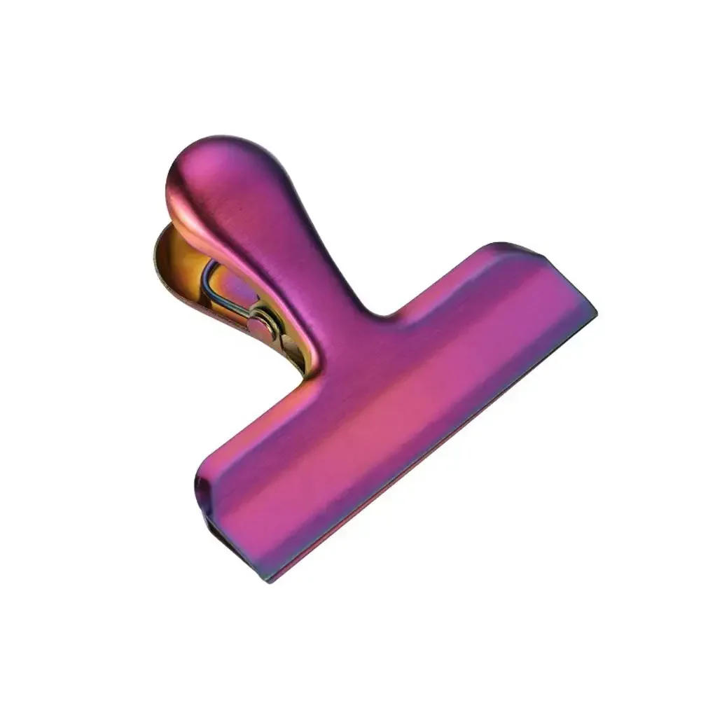 Description Picture 5 of itemStainless Steel Bag Clips Large Golden Metal Air Tight Bag Clip Durable Paper Seal Grip For Coffee Food Bread Bags