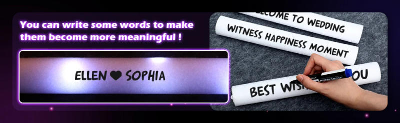 Description Picture 6 of item400-30PCS LED Foam Glow Sticks Glow Party Supply with 3 Modes Glow Stick for Wedding for Birthday Concert Halloween Christmas