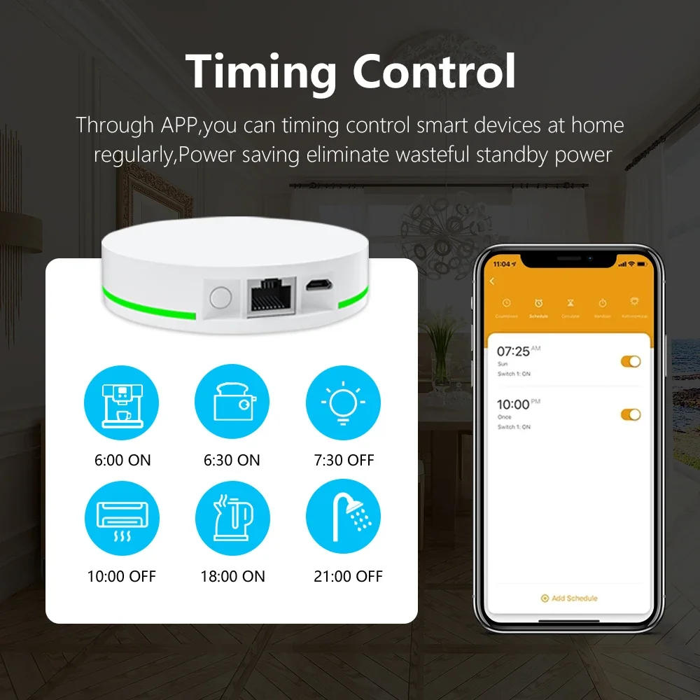 Description Picture 6 of itemTuya ZigBee 3.0 Smart Wire Gateway Hub Smart Home Bridge Wireless Remote Controller Works with Smart Life APP Alexa Google Home