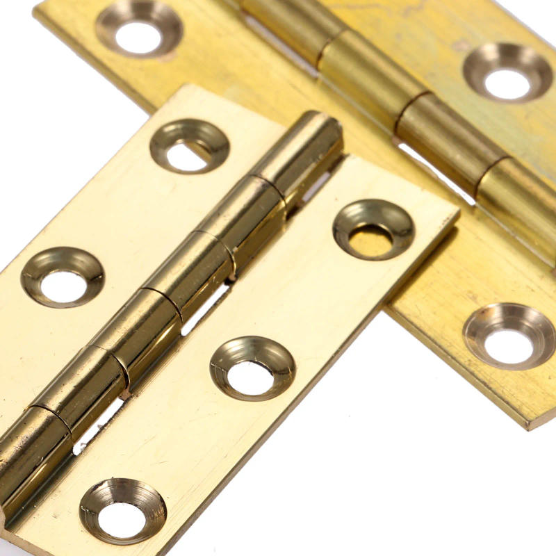 Description Picture 6 of itemDRELD 2 Pcs Brass Decorative Cabinet Hinge for Furniture Fittings 1/1.5/2/2.5 inch Wood Jewelry Box Hinge with Screws Home Decor