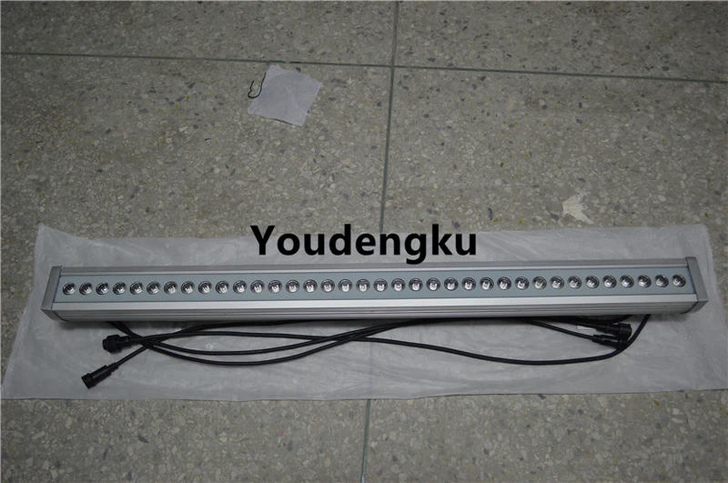 Description Picture 4 of item4 pieces Outdoor led wall washer ip65 dmx 36x3W RGB 3in1 LED wall wash linear bar waterproof lightJ disco