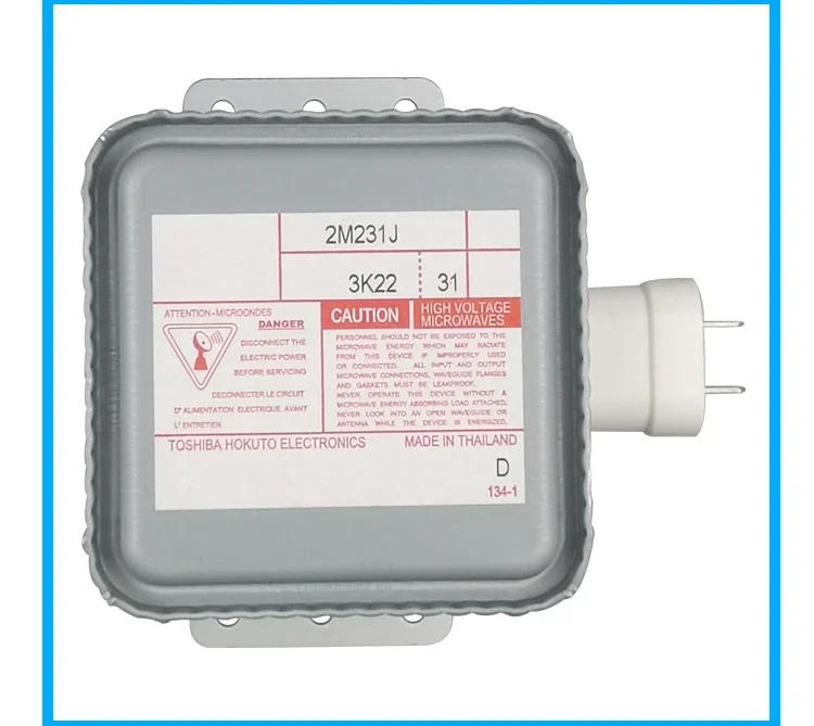 Description Picture 4 of itemFor Toshiba 2M231J air cooling short sole plate microwave magnetron generator small  tube accessories low power 520W