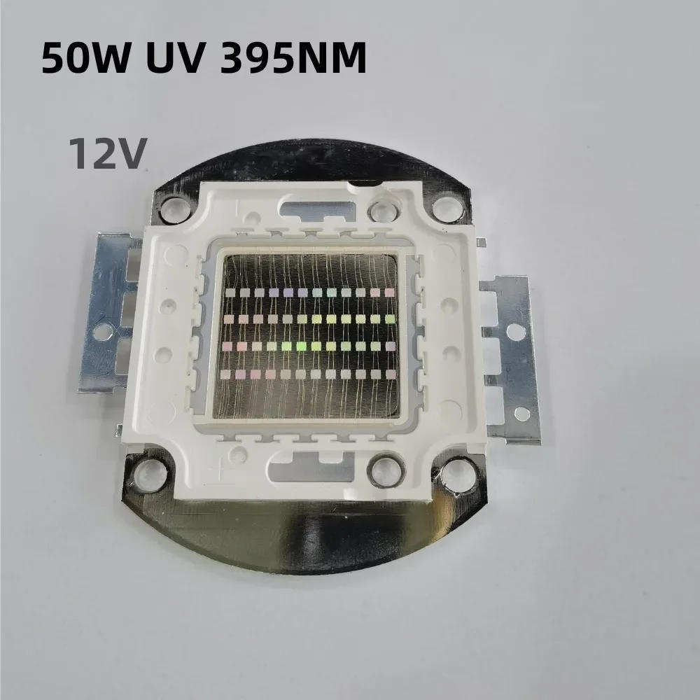 Description Picture 2 of item50W 12V High Power UV Purple LED 395nm Ultraviolet Bulbs Lamp Light Beads Diode for DIY