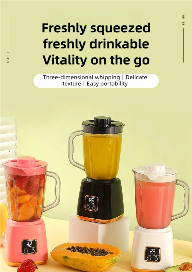 Description Picture 2 of itemTINSOL Electric Juicer Portable Blender 10 Blades Multifunctional Juice Blender Fresh Juice Smoothie Blender Food Processor