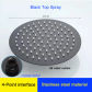 8 inch round black