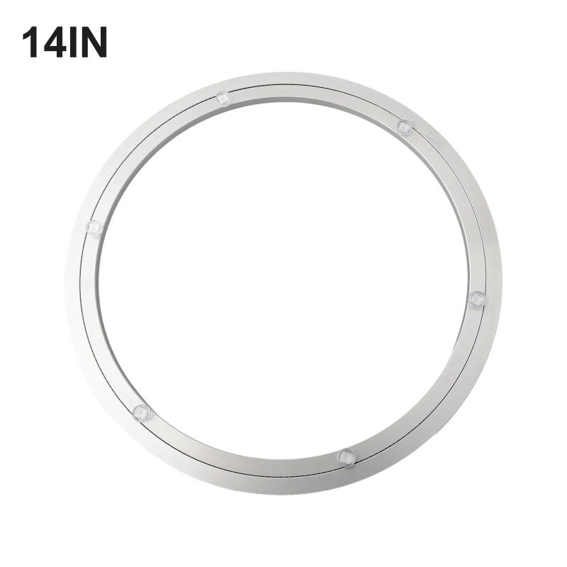Description Picture 5 of item5-16inch Metal Rotating Hardware Turntable Bearing Ring Lazy Susan Base Aluminum Alloy Round Turntable Rotating Plate Kitchen