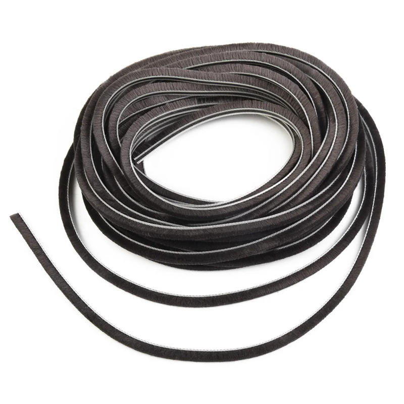 Description Picture 5 of item10M Brush Strip Door Window Sealing Strip Sliding Wardrobe Door Sound Insulation Dust Sealing Strip 5mm X 6mm