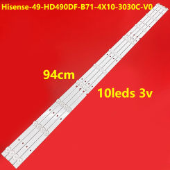 LED strip For HI SENSE_49_HD490DF-B71_4X10_3030C_V0 49CFS71 LED49EC520UA LED49EC620UA 49K300U H49M3000 Hd490Du-Eu31 LED49K300U