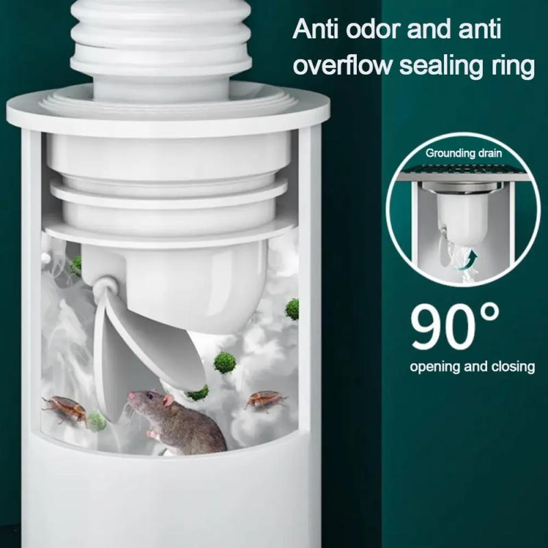 Description Picture 2 of itemUniversal Drains Sewer Pipe Sealing Ring Plug Useful Washing Machine Hose Connector Anti-odor Sealing Cover