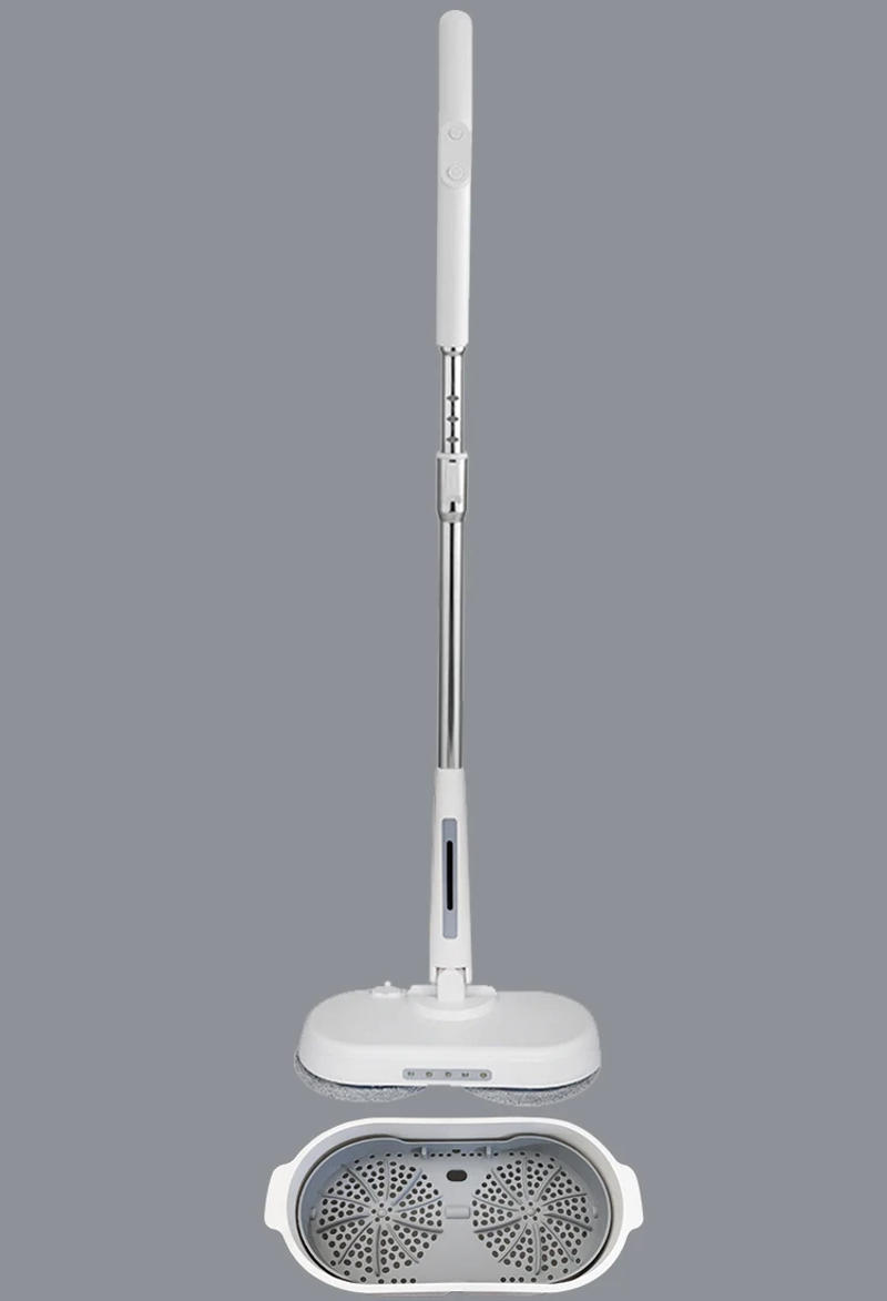 Description Picture 6 of itemDouble cleaning mops with self cleaning drying spin bucket mop set scrubber electric floor clean dual mop scrubber