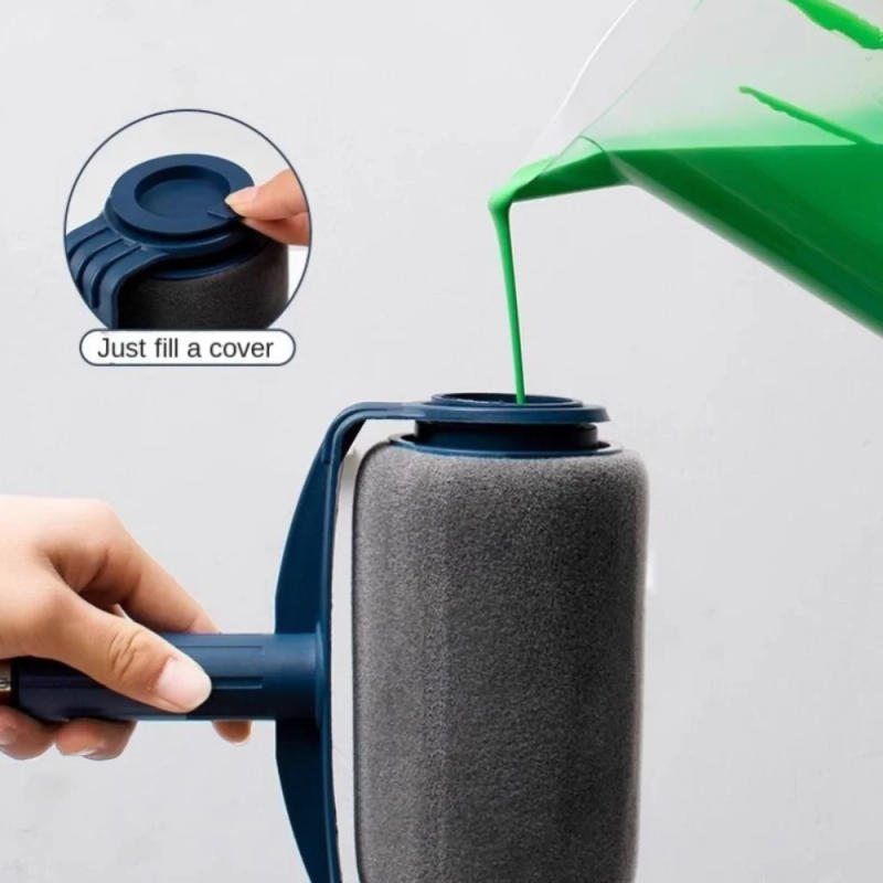 Description Picture 5 of itemPaint Roller Brush Interior Wall Painting Brush Tools with Sticks Paint Rollers Handle Tool Paint Edger Set Transform Your Room