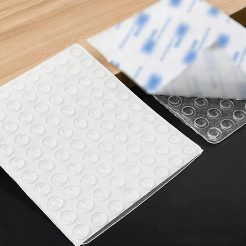 Description Picture 4 of item30-80PCS Self Adhesive Door Stopper Rubber Damper Buffer Pads Cabinet Bumpers Silicone Furniture Pad Cushion Protective Pad