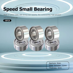 Axle Bearing Strong Load Capability 685ZZ Ball Bearings Replacement Carbon Steel Durable 5x11x5mm Power Transmission Parts