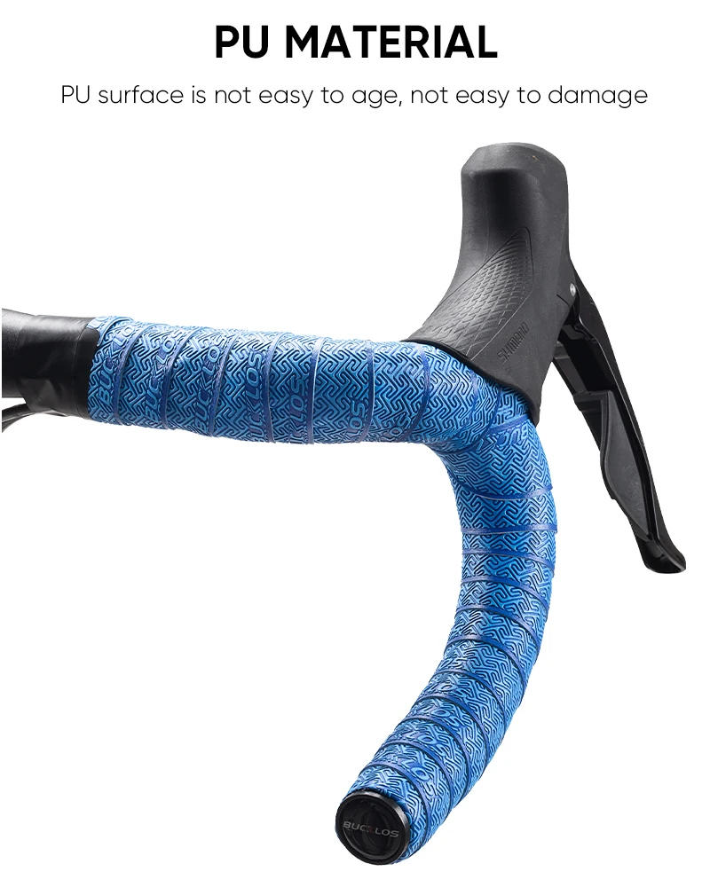 Description Picture 6 of itemBUCKLOS Road Bike Handlebar Tapes PU Shock Bicycle Handle Bar Tape Road Bike Tapes Anti-Slip Anti-Vibration Wrap Belts Bartape