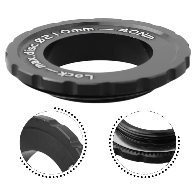 Description Picture 4 of itemBicycle Center Lock Disc Brake Hub Rotor Lock Ring  For 9/12/15mm Axle Middle Center Lock Cover Ring Cycling Accessories