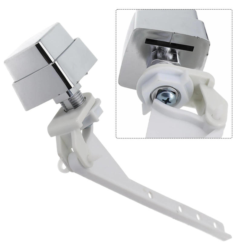 Description Picture 5 of itemToilet Flush Lever Handle Push Button 35 X 35mm Toilet Tank Handle Replacement Adjustable And Installation Flexible