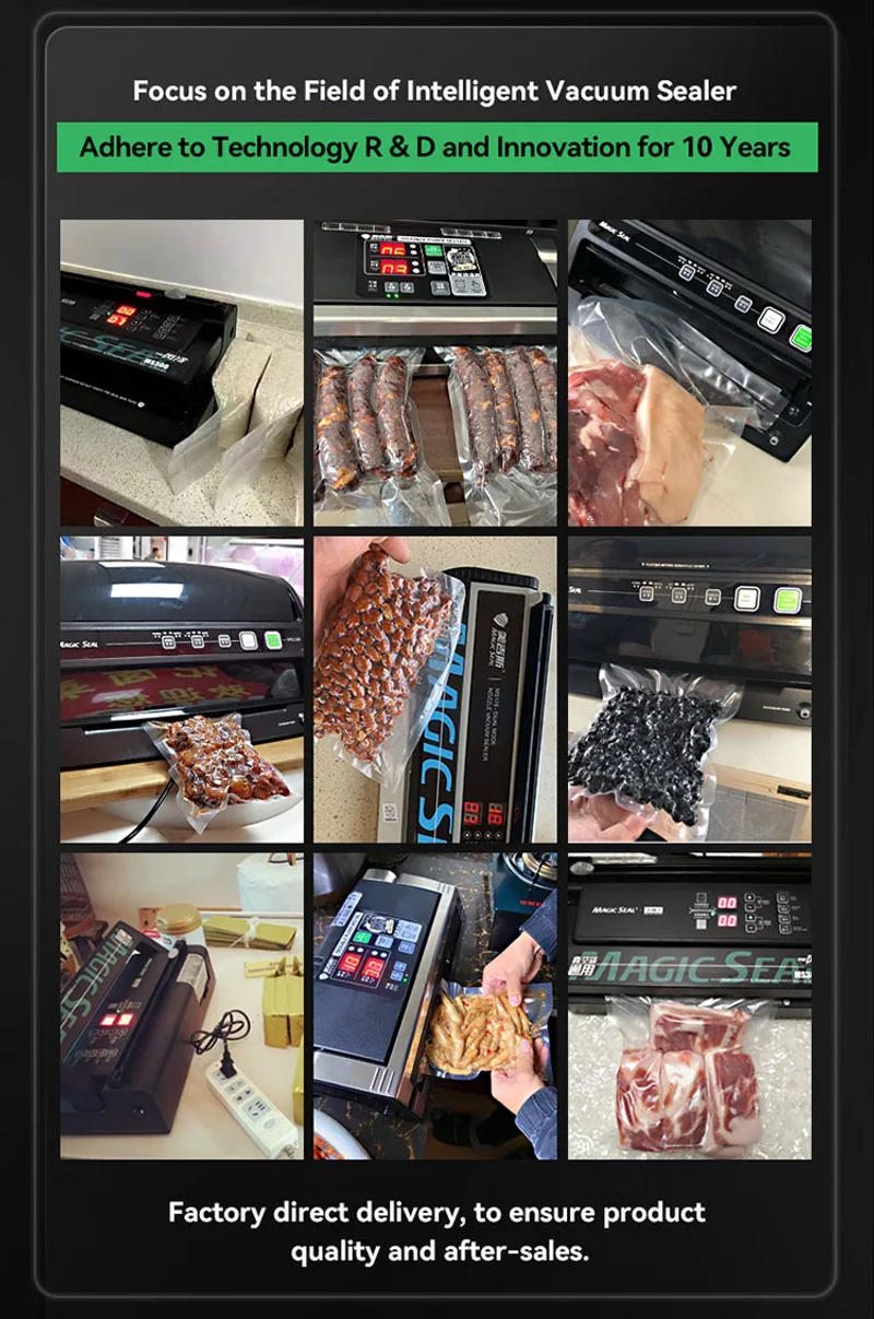 Description Picture 3 of itemVacuum Sealer Machine MAGIC SEAL MS4005 for Food Plastic Bags Sealer Mylar Bags Kitchen Packer Automatic Manual Modes Home Appl