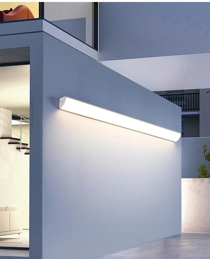 Description Picture 5 of itemMinimalist Long Strip Wall Lamp Waterproof Outdoor Wall Lights Garden Villa Porch Courtyard Sconce Light Outdoor Lighting