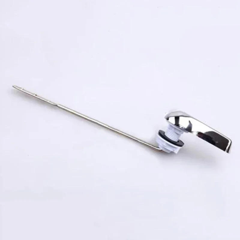 Description Picture 2 of itemToilet Tank Flush Lever Chrome Finish Toilet Handle Wrench Fits Most  Toilets Water Tank Accessory Bathroom Tools