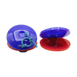 2 Pcs Plastic Finger Castanets for Toddler Children Early Musical Education High Quality Percussion Instrument Musical Toys