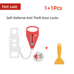Portable Door Lock Self-Defense Anti Theft Door Locks Safety Latch Door Stopper Security Hotel Apartment Travel Home Door Locks
