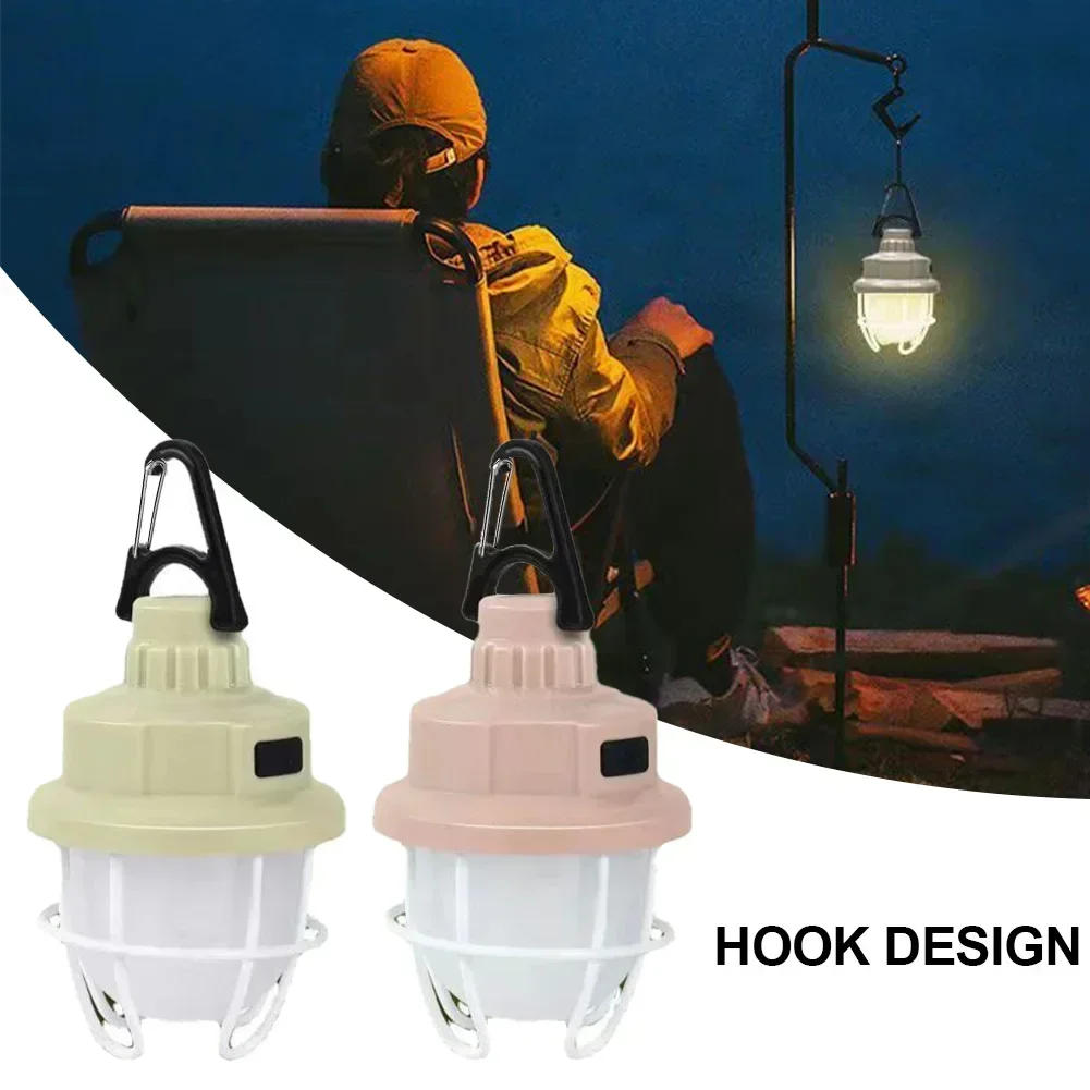Description Picture 2 of itemLED Camping Lamp Retro Hanging Tent Lamp Emergency Light Lantern IPX4 Waterproof Type C Charging for Outdoor Atmosphere Light