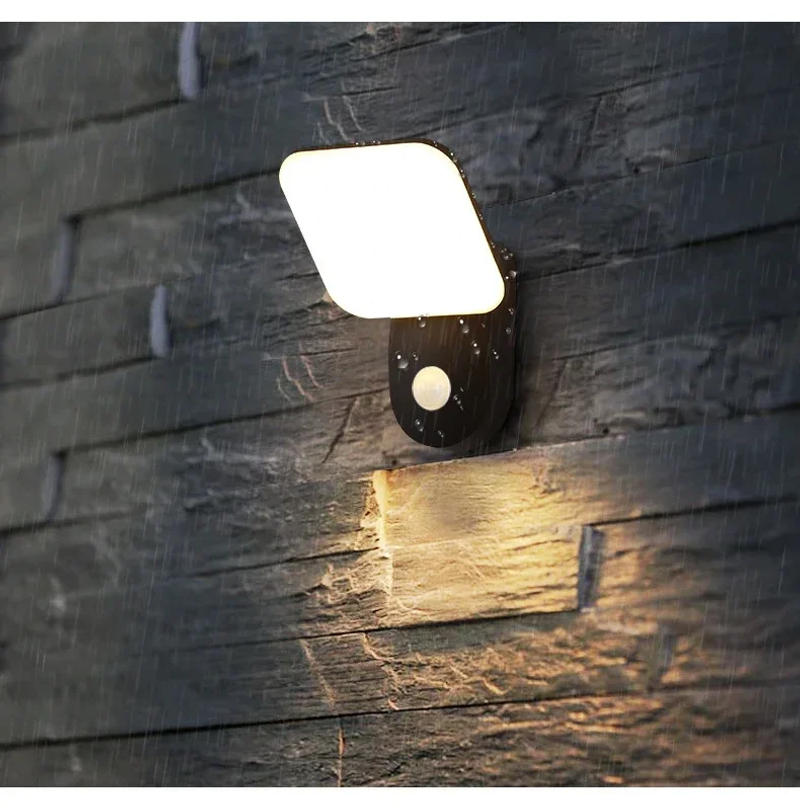 Description Picture 4 of itemWall Lamp Outdoor Garden Waterproof Illuminate Porch Light Home Courtyard Rotatable Lamps for Room Decor Sensor LED Lights