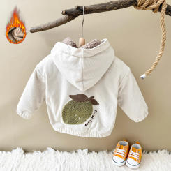 Winter Warm Hooded Cotton Jacket Outwear Newborn Baby Boys Girls 0-3 Years Casual Wear Fashion Coat Long Sleeves Toddler Tops