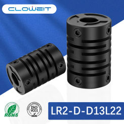 Plastic Coupling  LR2 D13L22 Motor Fiber Shaft Coupler Flexible 3D Printer Encoder Nylon Elasticity Cardan Joint Specific PU