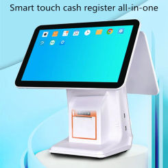 Cheapest price point of sale system cash register pos printer all in one 15.1 inch capacitive touch screen pos system for retail
