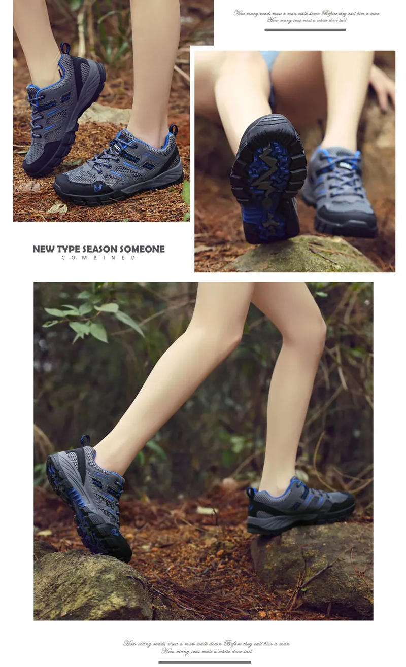 Description Picture 3 of itemMen Outdoor Shoes Hiking shoes Sports Waterproof Trekking Shoes Nubuck Couple Mesh