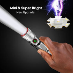 Zoom White Laser LED Flashlight High Power Type C Rechargeable Torch Camping Outdoor Hunting Fishing Walking Lighting Lamp