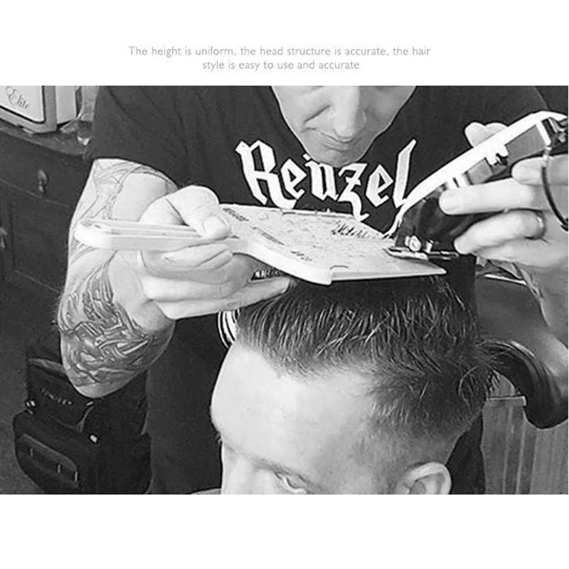 Description Picture 6 of itemMen Flat Top Guide Comb Haircut Clipper Comb Barber Shop Hairstyle Tool Hair Cutting Tool Salon Hairdresser Supplies Accessory