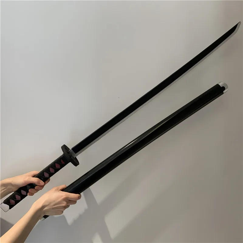 Description Picture 3 of itemWW 80cm Cosplay Swords Anime Demon Slayer Katana Weapon Original Sword Tsuyuri Kanao Swords Toy Safety Rubber Model Gift