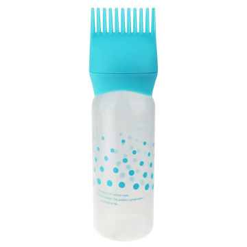 3 Colors Shampoo Bottle  Plastic Oil Comb Applicator Bottles Big Capacity Dispensing Salon Hair Coloring Styling Accessories