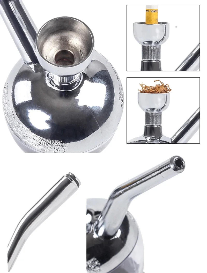 Description Picture 6 of itemMicrofilter water Smoking Pipe For 8mm cut tobacco Healthy Smoke filter Pipe Portable Reduce Tar Cigarette Holder Gift for Men