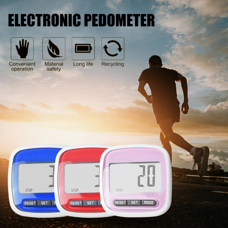 Description Picture 3 of item3D  Electronic Pedometer Accurate Step Counter With Large Dispaly Clip Walking Pedometer Step Counter For Running