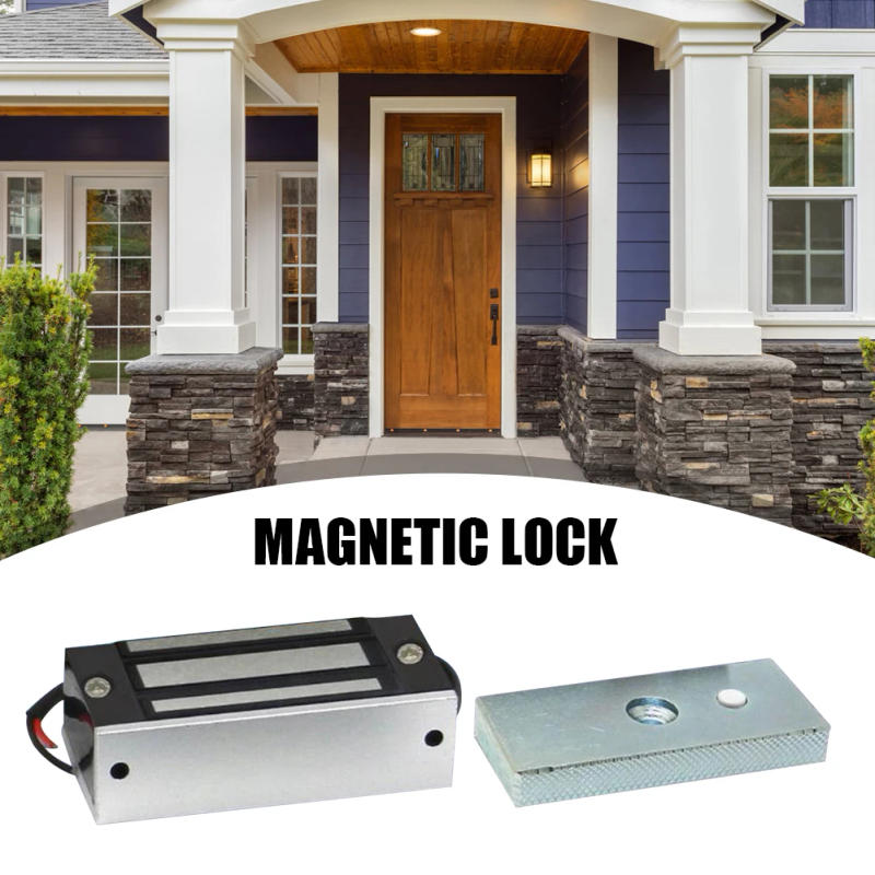 Description Picture 6 of itemDC12V Electric Magnetic Door Lock Mini 60kg/132lbs Metal Electromagnetic Lock