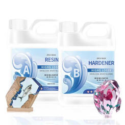 1:1 AB Resin Epoxy Glue Kit High Adhesive Crystal Hardener Transparent Epoxy Glue Set DIY Resin Mold Jewelry Making Accessories