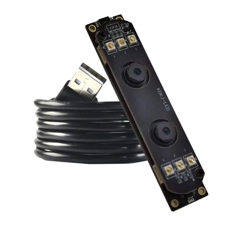 Description Picture 6 of item1920 x 1080 2MP Full HD Dual Lens USB Camera Module 1080P Fixed Focus With IR LED 68 Degree Lens