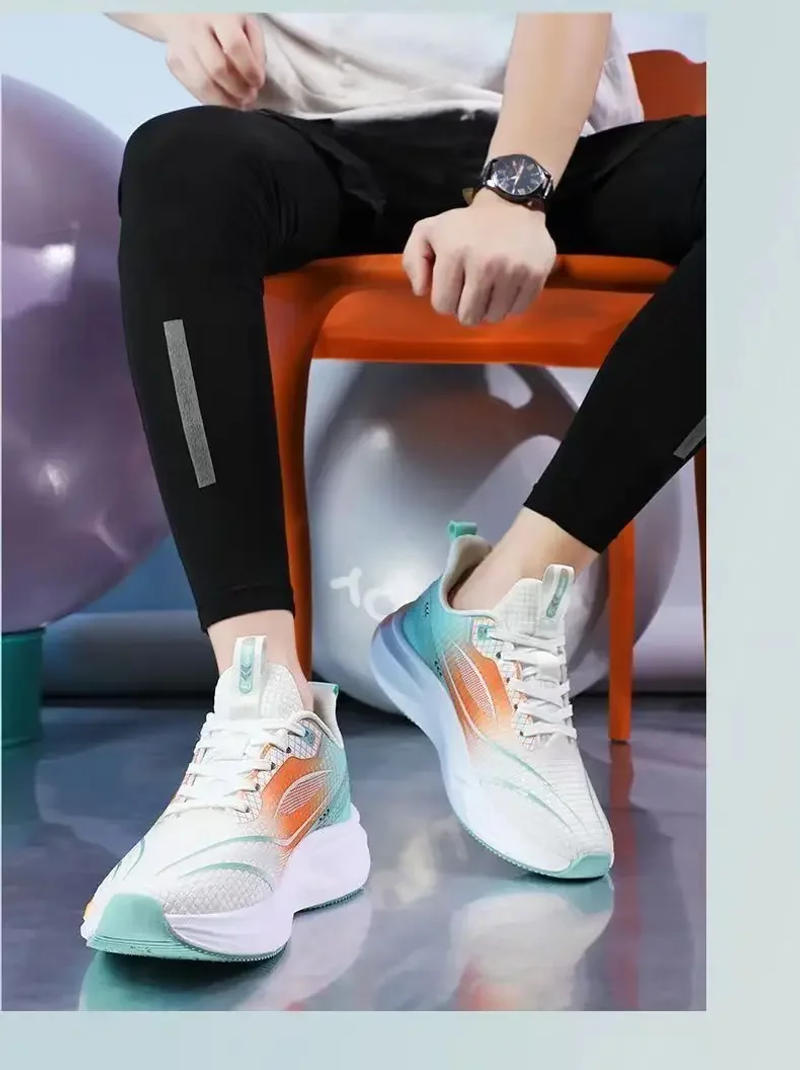 Description Picture 6 of item[Hot-Sale] Men'S Shoes New Summer Mesh Ultra Light Running Sports Breathable Shock-Absorbing Soft Soled Boy Teenager Basketball