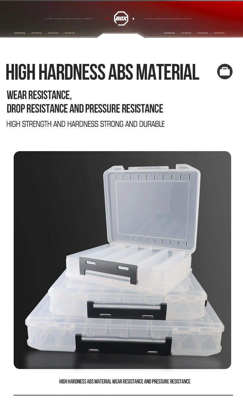 Description Picture 3 of itemTAIYU 10/14/18 Compartment Double Sided Large Fishing Tackle Box for Storage Big baits Sea Fishing Lure High Quality Fishing Box