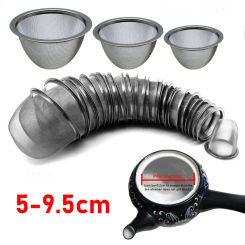 5-9.5cm Reusable Stainless Steel Mesh Tea Infuser Tea Strainer Teapot Loose Herb Leaf Spice Tea Filter Drinkware Teaware Kitchen