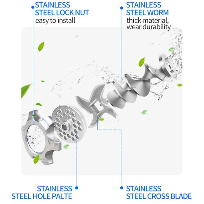 Description Picture 6 of itemSmall Commercial Vertical Meat Grinder, Restaurant Electric Sausage Filling Machine