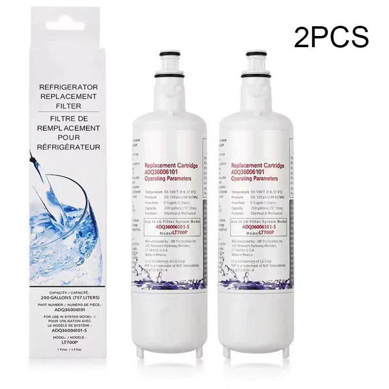 Description Picture 3 of itemReplace LG LT700P Refrigerator Water Filter For ADQ36006101, ADQ36006101-S,ADQ75795103,RWF1200A,Kenmore 9690, AGF80300801 1-5pcs