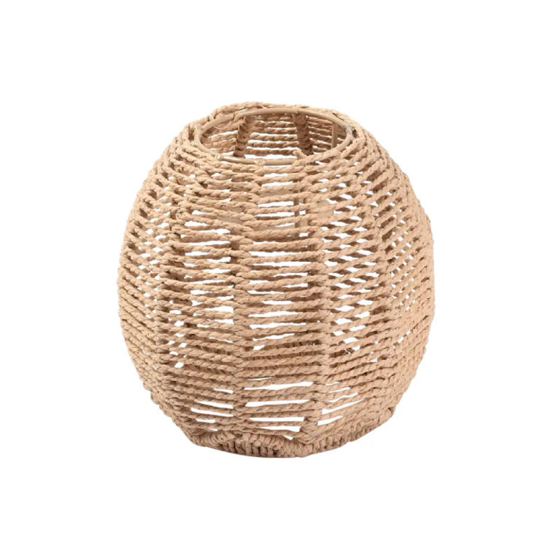 Description Picture 4 of itemSimulated Rattan Lamp Cover Rustic Chandelier Lamp Shade Handmade Woven Lamp Shade for Living Room Bedroom Hotel Restaurant