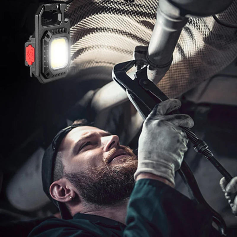 Description Picture 5 of itemMultifunctional Mini Glare COB Keychain Light USB Charging Emergency Lamps Strong Magnetic Repair Work Outdoor Camping Light