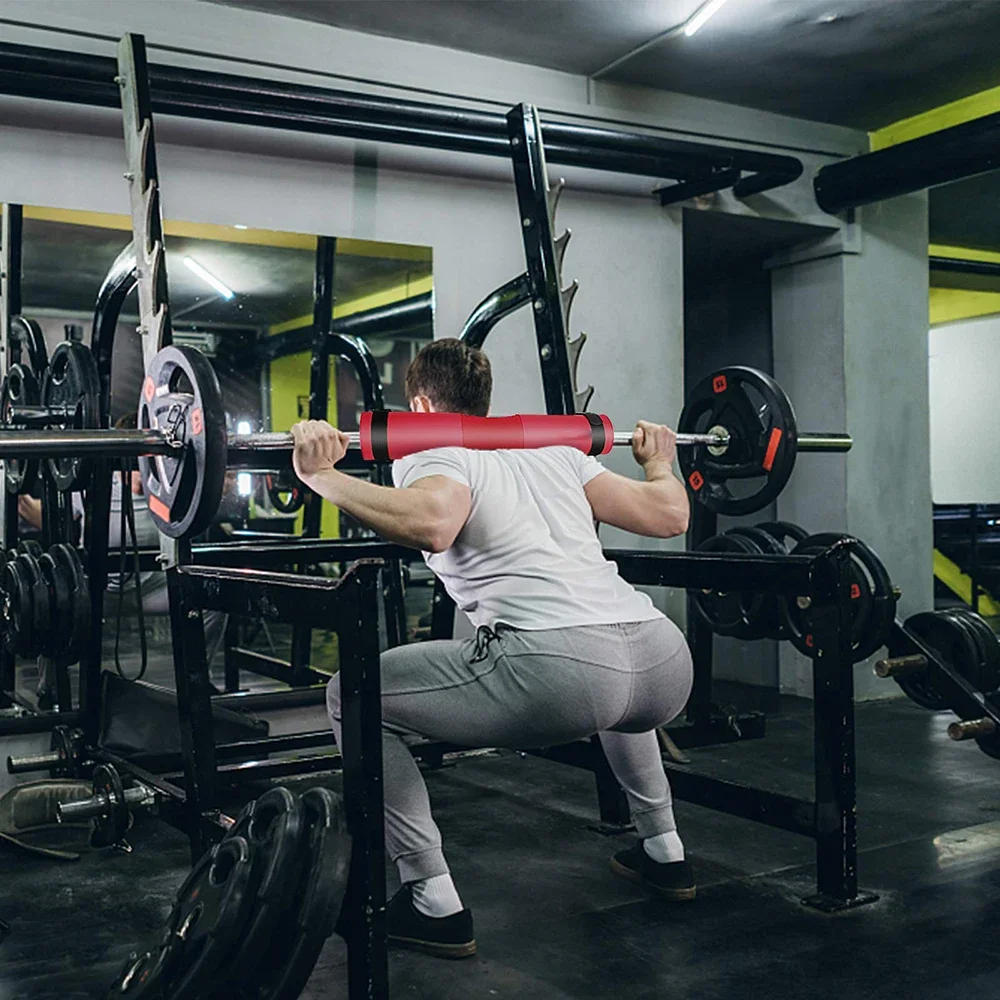 Description Picture 4 of itemBarbell Pad Squat Pad For Squats Neck Shoulder Protective Lunges Hip Thrusts Standard Competitive Bars Weight Lifting Training