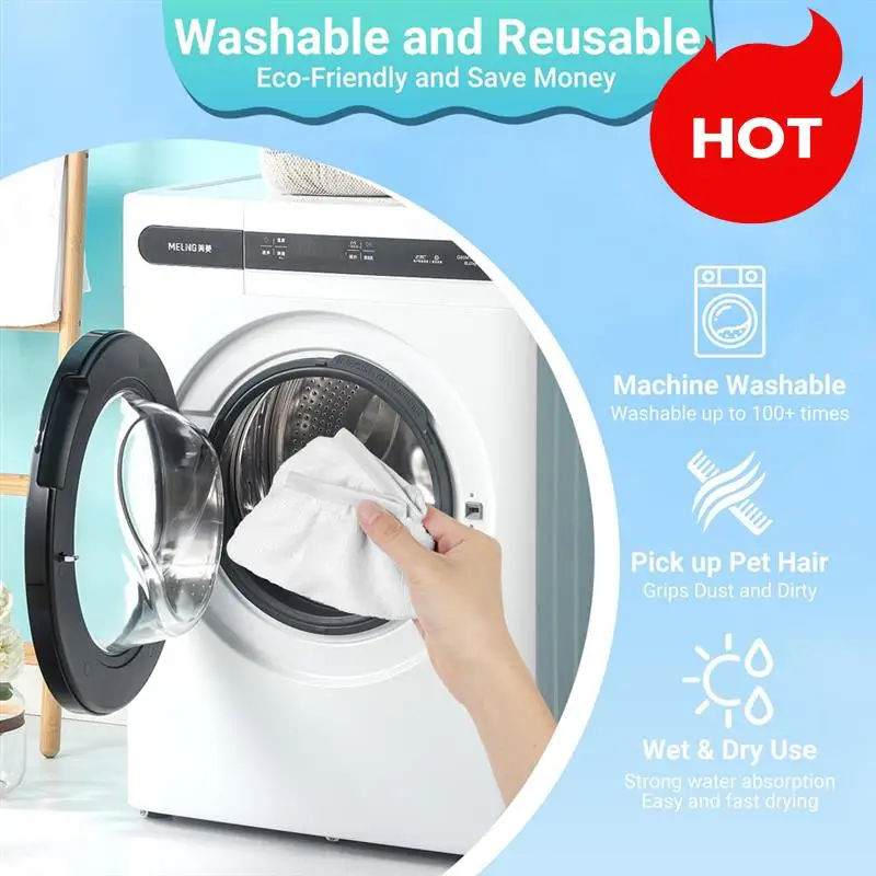 Description Picture 6 of itemA01V-8 Pack Steam Mop Pads For Handheld Steam Cleaner,For Bissell Steam Shot, Wagner, Pursteam,Mcculloch,Dupray,Comforday