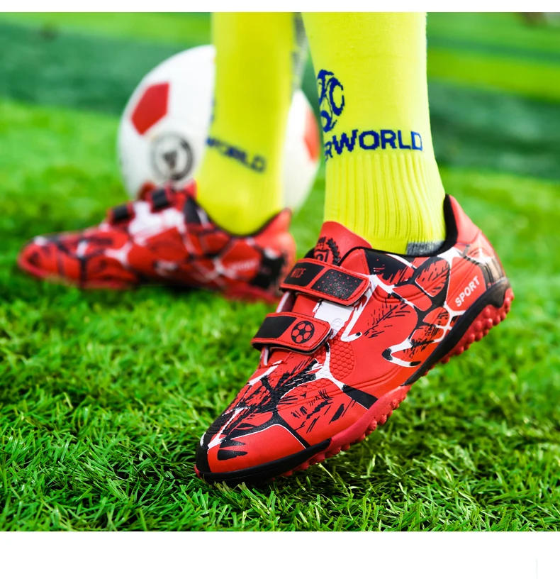 Description Picture 6 of itemKids Football Boots Child Soccer Shoe Anti Skid Boys Turf Cleats Hard Court Youth Training Trainers Children Futsal Sneakers